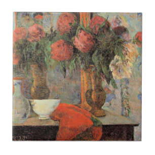 Paul Gauguin, Stilleven met witte kom, Tegeltje