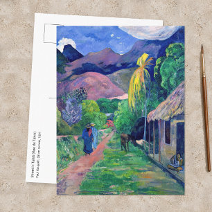 Paul Gauguin - Straat in Tahiti Briefkaart