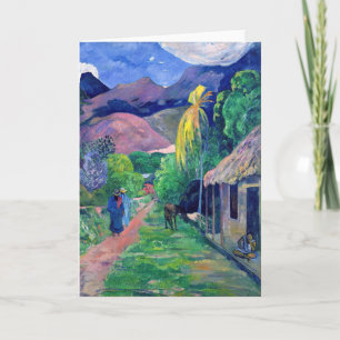 Paul Gauguin - Straat in Tahiti Kaart