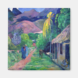 Paul Gauguin - Straat in Tahiti Magneet
