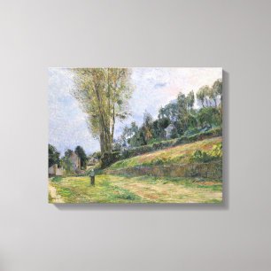 Paul Gauguin   Straat Rouen Canvas Afdruk