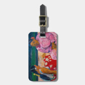 Paul Gauguin - Tahitiaanse vrouwen op het strand Bagagelabel (Voorkant verticaal)