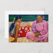 Paul Gauguin - Tahitiaanse vrouwen op het strand Bedankkaart (Voorkant / Achterkant)