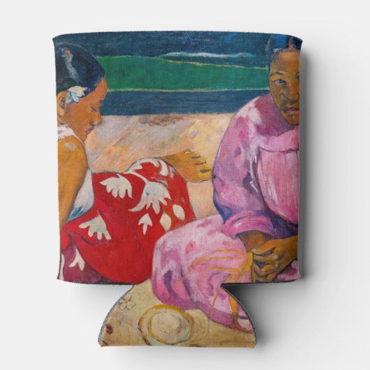 Paul Gauguin - Tahitiaanse vrouwen op het strand Blikjeskoeler (Achterkant)