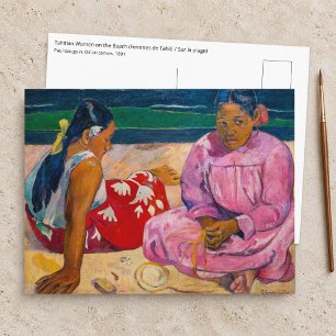 Paul Gauguin - Tahitiaanse vrouwen op het strand Briefkaart
