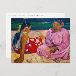 Paul Gauguin - Tahitiaanse vrouwen op het strand Briefkaart
