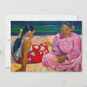 Paul Gauguin - Tahitiaanse vrouwen op het strand Kaart