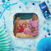 Paul Gauguin - Tahitiaanse vrouwen op het strand Papieren Bordje (Feest)