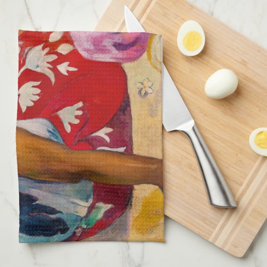 Paul Gauguin - Tahitiaanse vrouwen op het strand Theedoek (Quarter Fold)