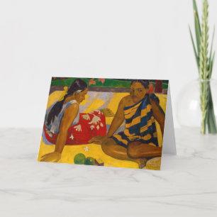 Paul Gauguin - Tahitiaanse vrouwen / Parau API Kaart