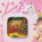 Paul Gauguin - Tahitiaanse vrouwen / Parau API Papieren Bordje (Feest)