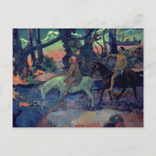 Paul Gauguin   The Escape, The Ford, 1901 Briefkaart