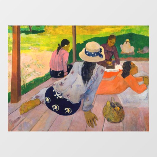 Paul Gauguin - The Siesta Raamsticker (Vel)