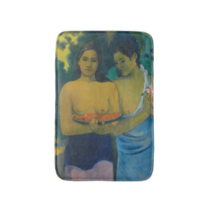 Paul Gauguin - Twee Tahitiaanse vrouwen Badmat