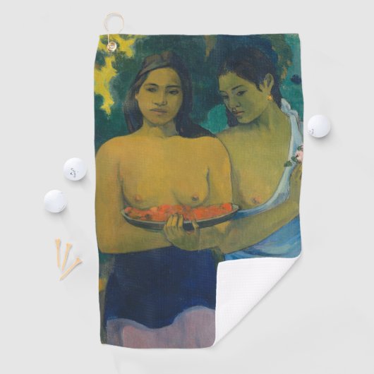 Paul Gauguin - Twee Tahitiaanse vrouwen Golfhanddoek (Insitu)