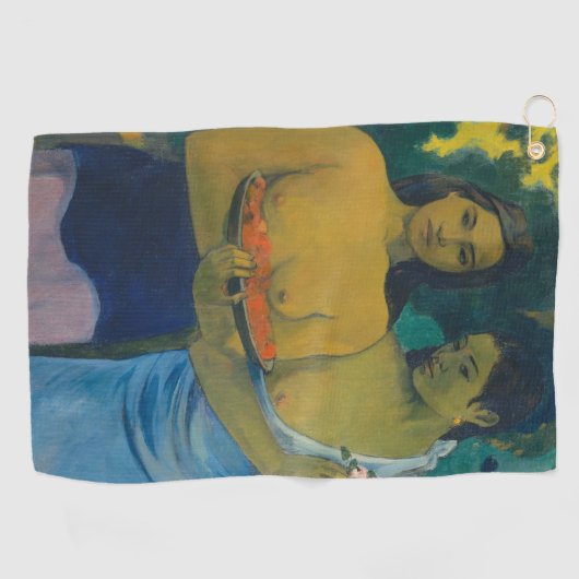 Paul Gauguin - Twee Tahitiaanse vrouwen Golfhanddoek (Horizontaal)