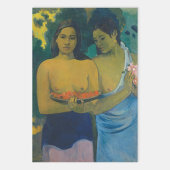 Paul Gauguin - Twee Tahitiaanse vrouwen Inpakpapier Vel