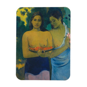 Paul Gauguin - Twee Tahitiaanse vrouwen Magneet