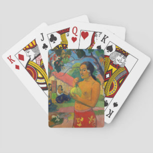 Paul Gauguin - Vrouw met een vrucht Pokerkaarten