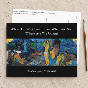 Paul Gauguin - Waar komen we vandaan? Briefkaart