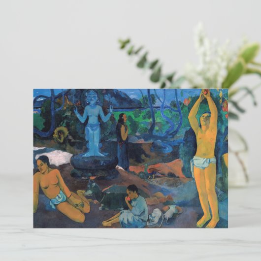 Paul Gauguin - Waar komen we vandaan? Kaart (Staand voorkant)