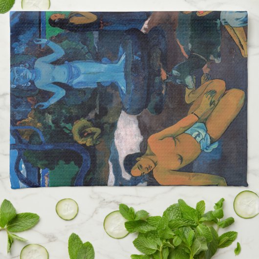 Paul Gauguin - Waar komen we vandaan? Theedoek (Gevouwen)