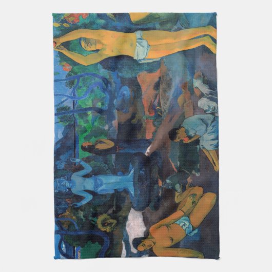 Paul Gauguin - Waar komen we vandaan? Theedoek (Verticaal)