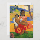 Paul Gauguin - Wanneer ga je trouwen? Kaart (Voorkant)