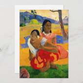Paul Gauguin - Wanneer ga je trouwen? Kaart (Voorkant / Achterkant)