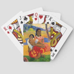 Paul Gauguin - Wanneer ga je trouwen? Pokerkaarten