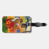 Paul Gauguin - Wanneer ga je trouwen? - QR-code Bagagelabel (Achterkant horizontaal)