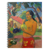 Paul Gauguin - Woman Holding a Fruit Notitieboek (Voorkant)