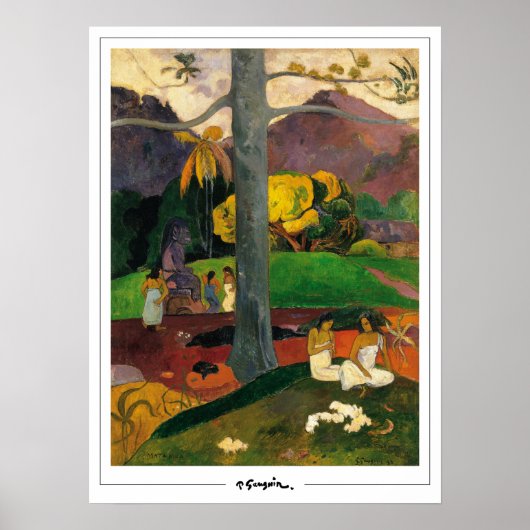 Paul Gauguin Zedign Art Poster #25 (Devant)