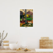 Paul Gauguin Zedign Art Poster #25 (Cuisine)