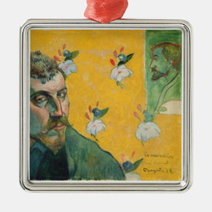 Paul Gauguin Zelfportret, Les Miserables,1888 Metalen Ornament