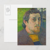 Paul Gauguin | Zelfportret voor Carriere Briefkaart (Voorkant / Achterkant)