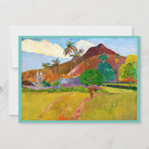 Paul Gauguin's beroemde schilderij uit het Tahitia Kaart