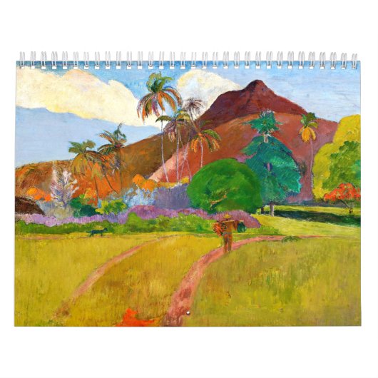 Paul Gauguin's beroemde schilderij uit het Tahitia Kalender (Hoes)