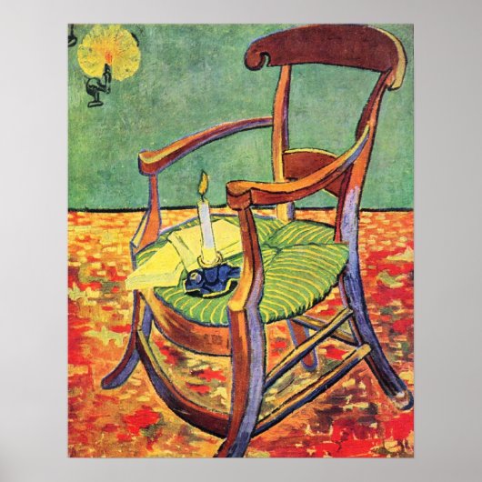 Paul Gauguin's stoel van Vincent van Gogh Poster (Voorkant)