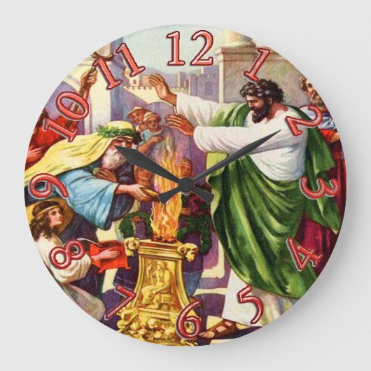 paul guérit un homme boiteux à l' horloge de lystr (Recto)