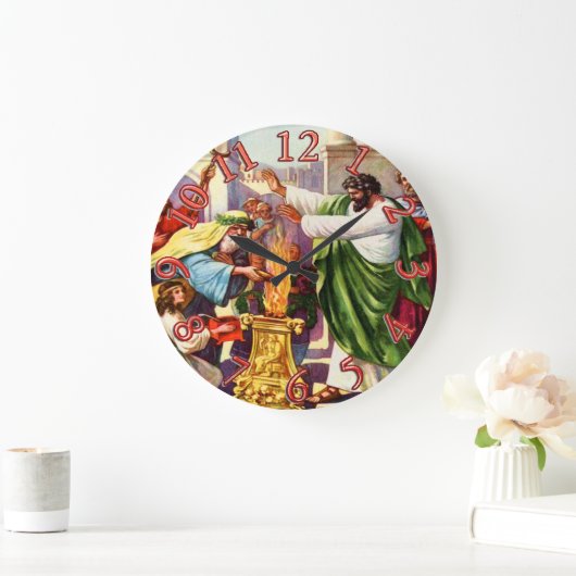 paul guérit un homme boiteux à l' horloge de lystr (Maison)