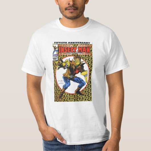 Paul Howley's Insect Man, 50ste Jubileum! T-shirt (Voorkant)