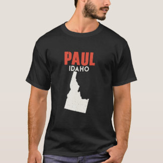 Paul Idaho USA State America Travel Idahoan T-shirt
