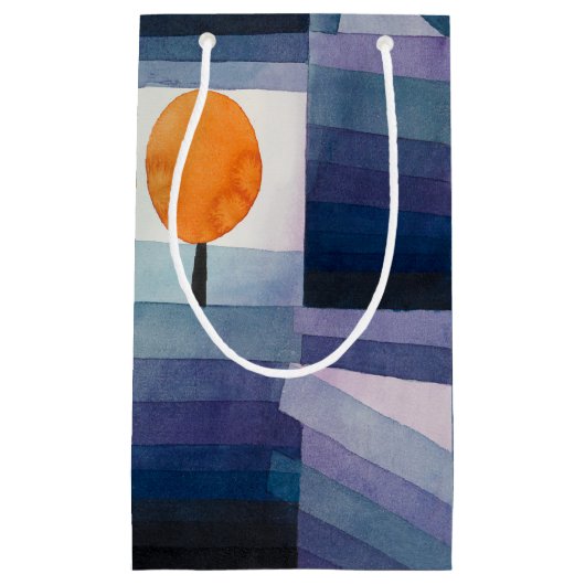 Paul Klee Abstract Tree Blue Painting Klein Cadeauzakje (Voorkant)