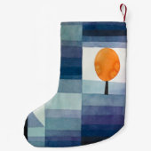 Paul Klee Abstract Tree Blue Painting Kleine Kerstsok (Achterkant)