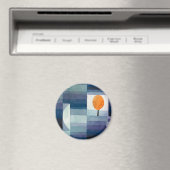 Paul Klee Abstract Tree Blue Painting Magneet (Insitu (Vaatwasser))