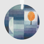 Paul Klee Abstract Tree Blue Painting Ornament (achterkant)