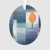 Paul Klee Abstract Tree Blue Painting Ornament (voorkant)