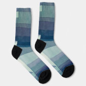 Paul Klee Abstract Tree Blue Painting Sokken (Rechts)