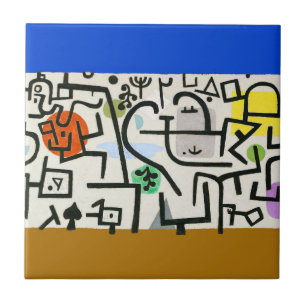 Paul Klee Abstracte Expressionist Rich Harbour Tegeltje